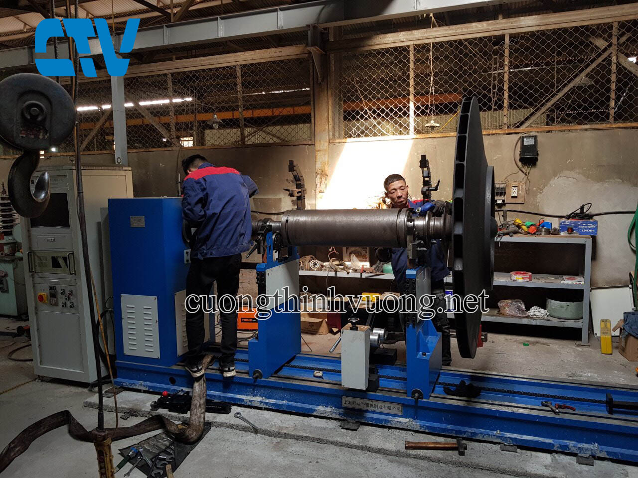 Cân Bằng Động Cánh Bơm, Cánh Quạt Công Suất Lớn