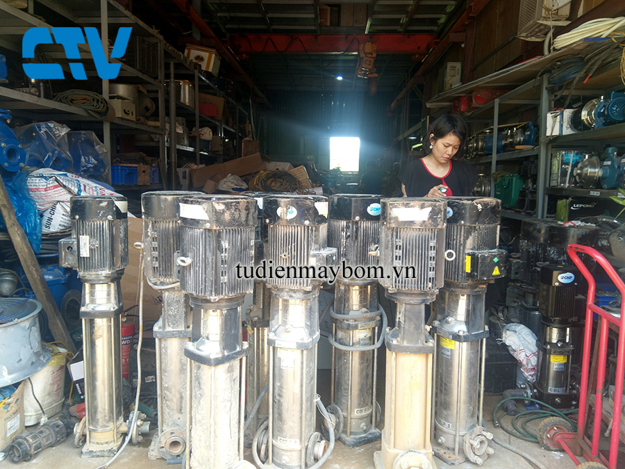 Dịch vụ sửa máy bơm trục đứng khi bị hỏng buồng bơm tại Cường Thịnh Vương