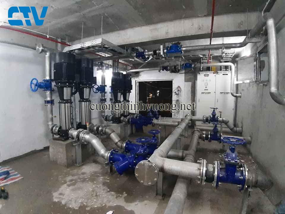 Dịch vụ sửa hệ bơm tăng áp trục đứng áp dụng kỹ thuật tiên tiến đầu tiên tại miền Bắc