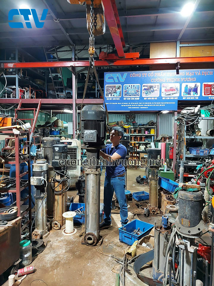 Dịch vụ sửa chữa và bảo dưỡng máy bơm trục đứng chuyên nghiệp tại Hà Nội