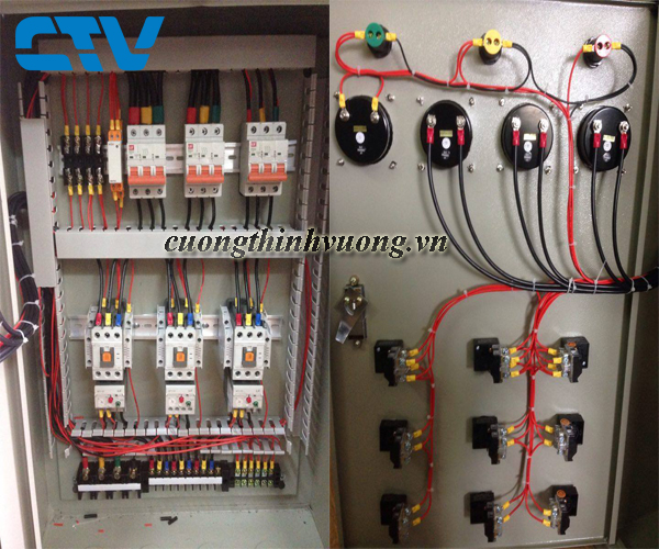 Thiết kế và lắp đặt hệ thống tủ điện cho các máy bơm nước