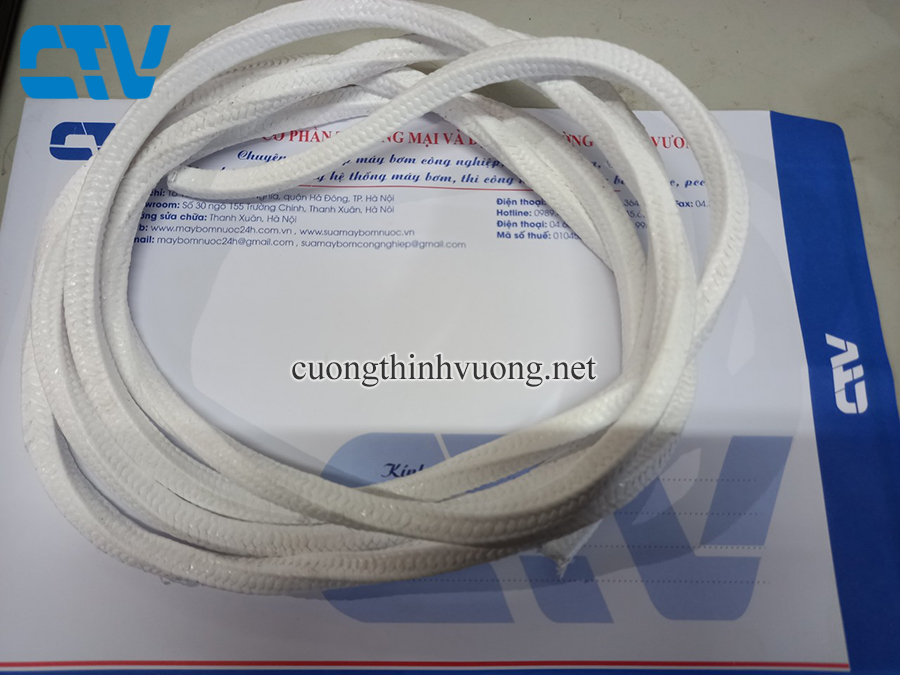 Dây tết chèn, sợi túp làm kín máy bơm đường kính 18 mm