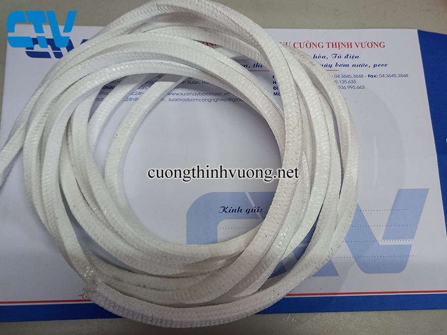 Dây tết chèn, sợi túp làm kín máy bơm đường kính 14 mm