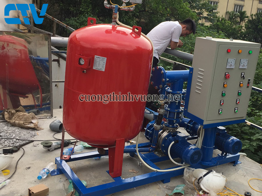 Thiết kế, lắp đặt hệ thống máy bơm tăng áp hãng bơm Stac - Italy
