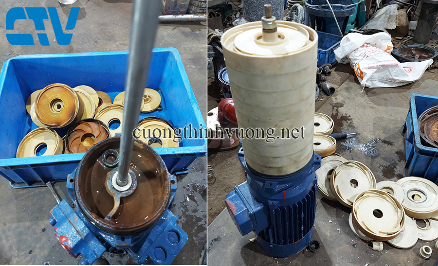 CUNG CẤP, THAY THẾ RUỘT BUỒNG BƠM ĐA TẦNG CÁNH NHỰA FIP PPE